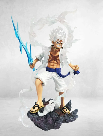 JT Studio One Piece Nika Luffy LX Anime Figurine 5-Level Ornament Collectible Explosive Handsome Design Model