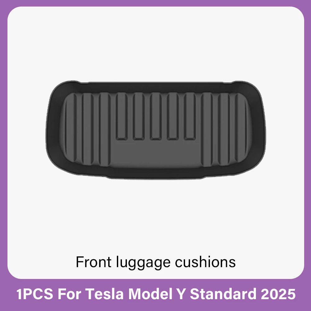 TPE Car Floor Mats for New Tesla Model Y Standard 2025+ Waterproof Cargo Liner Non-Slip Trunk Mats Foot Pads Luggage Mat ModelY