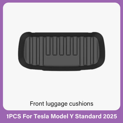 TPE Car Floor Mats for New Tesla Model Y Standard 2025+ Waterproof Cargo Liner Non-Slip Trunk Mats Foot Pads Luggage Mat ModelY
