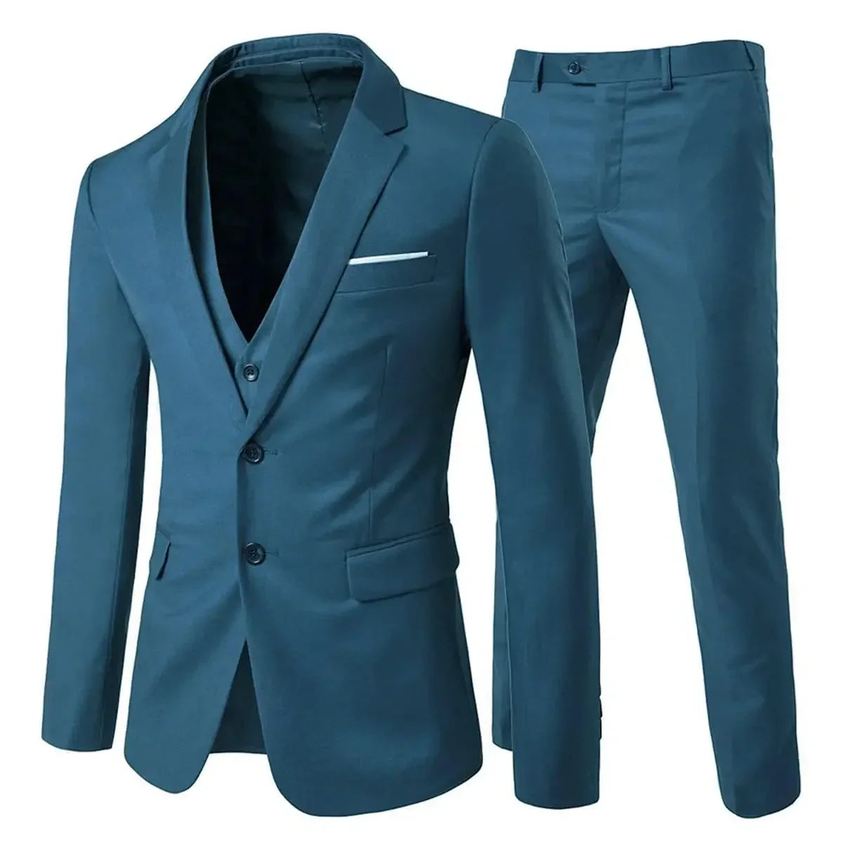 Elegant Men Suits For Wedding 3 Pieces 2 Set Jackets Vest Pants  Blazers Outfit Business Classic Full 2024 Formal Costume