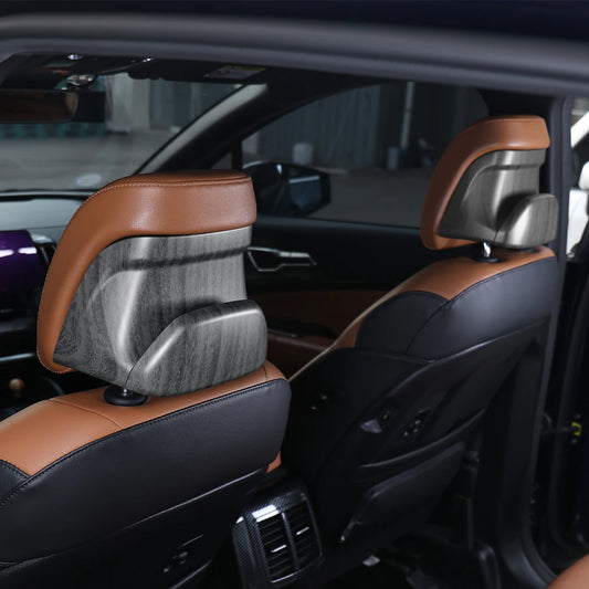 4pcs Car Front Seat Headrest Protective Covers ABS Material Suitable for Kia Sportage NQ5 2023-2026 Interior Trim Accessories