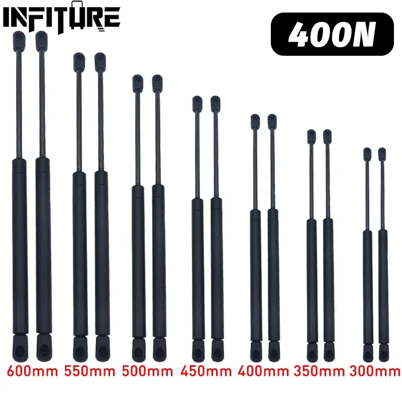 2pcs 300/350/400/450/500/550/600mm 400N Car Gas Struts Spring Shocks Lift Supports RV Windows Storage Damper Camper Back Window
