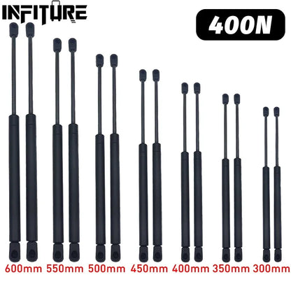 2pcs 300/350/400/450/500/550/600mm 400N Car Gas Struts Spring Shocks Lift Supports RV Windows Storage Damper Camper Back Window