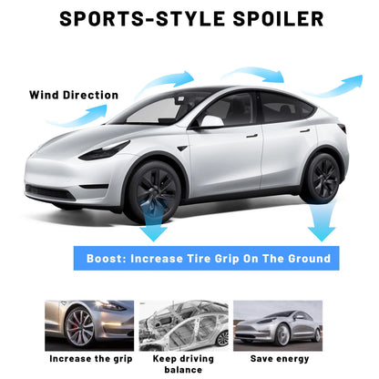 For Tesla Model Y 2024-2020 ABS Carbon Fiber Wings Original Performance Spoiler Model 3 2023-2026 Highland Exterior Accessories