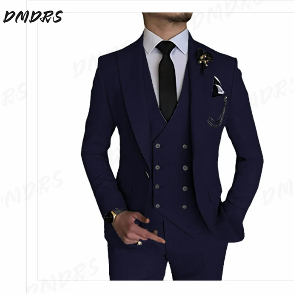 Wedding Suits For Men Elegant Blazers Set 2 Pieces Formal Classic Jackets Pants Full Coats Luxury Business 2026 Costume