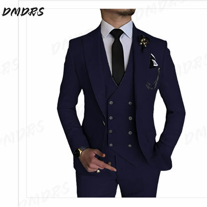 Wedding Suits For Men Elegant Blazers Set 2 Pieces Formal Classic Jackets Pants Full Coats Luxury Business 2026 Costume