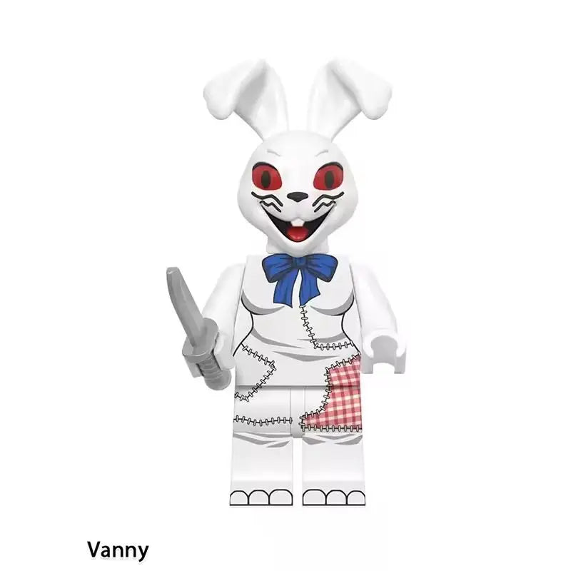 NEW FNAF Nights Game Figure Mini Figures Building BlocksSkeleton Thriller Toys gift kids toys mould king