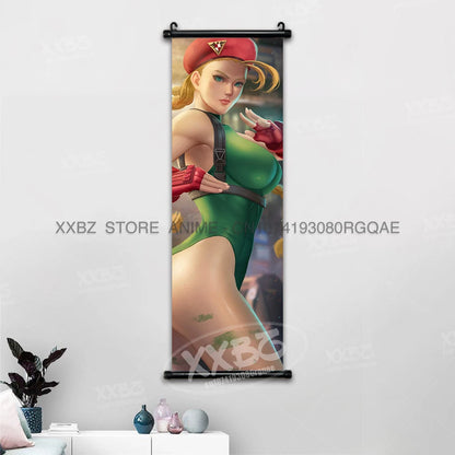 Fighting Game Street Fighter Home Decoration Hanging Painting Gouken Figures Wall Artwork Scrolls Picture Canvas Print Poster