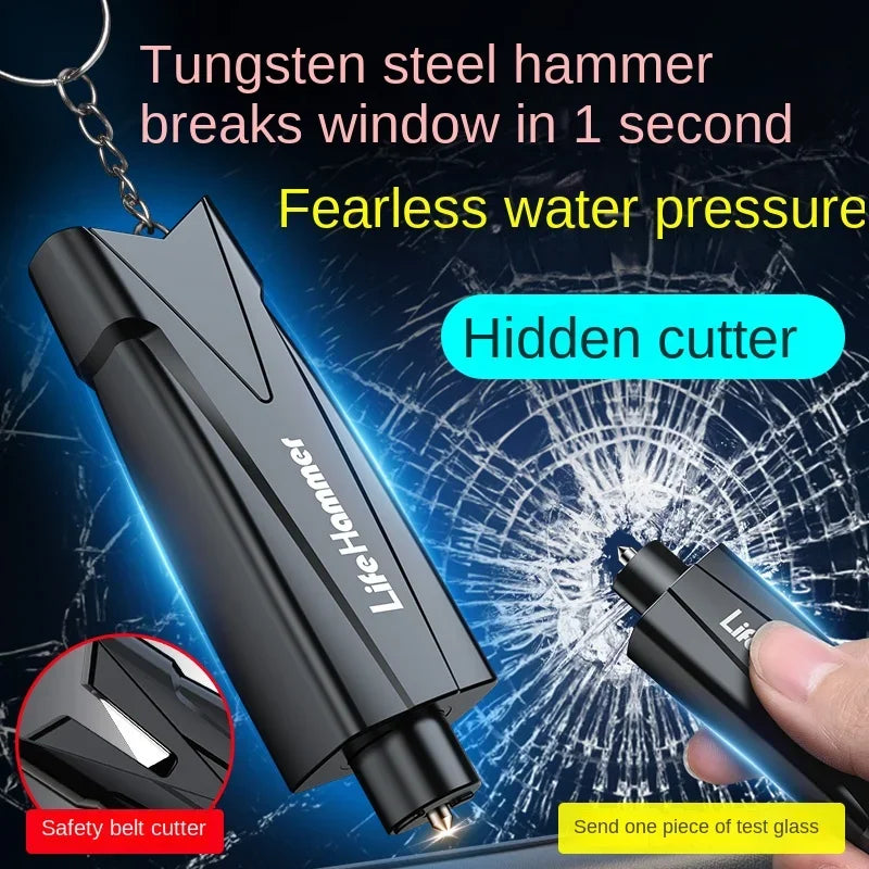 Car window safety lifesaving car broken window artifact multi-functional broken glass firing pin escape car emergency pendant au