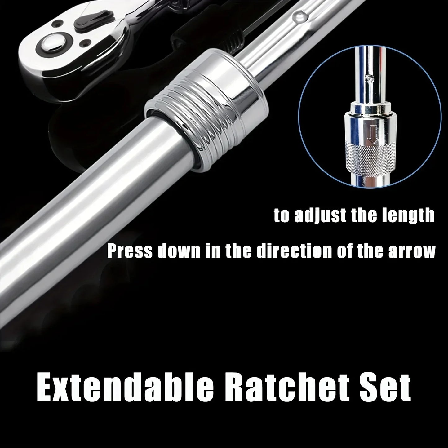 Industrial Grade Socket Key Set, Convenient Car Repair Tool, Manual Tool, Set Key,Cathrac KeySet 1/4 3/8 1/2 Car Repair Key Tool