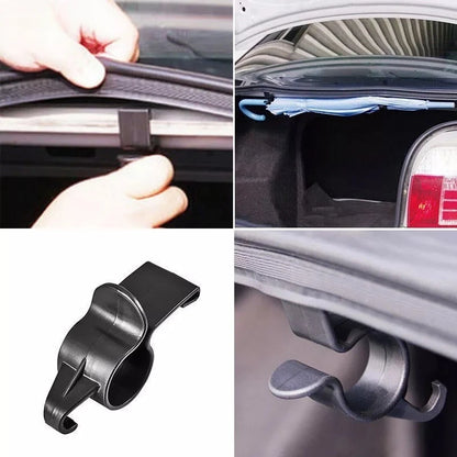 2PCS/Set Car Hooks for Back of Car Seats, Trunk, Fishing Rods, Umbrellas, Towels, Multi-Functional Car Storage Hanger