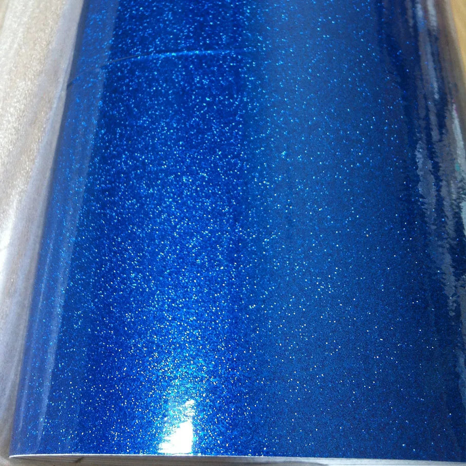 12/30/50/58X100CM/LOT FOR CHOICE Premium Blue High glossy diamond vinyl wrap film with air free bubble