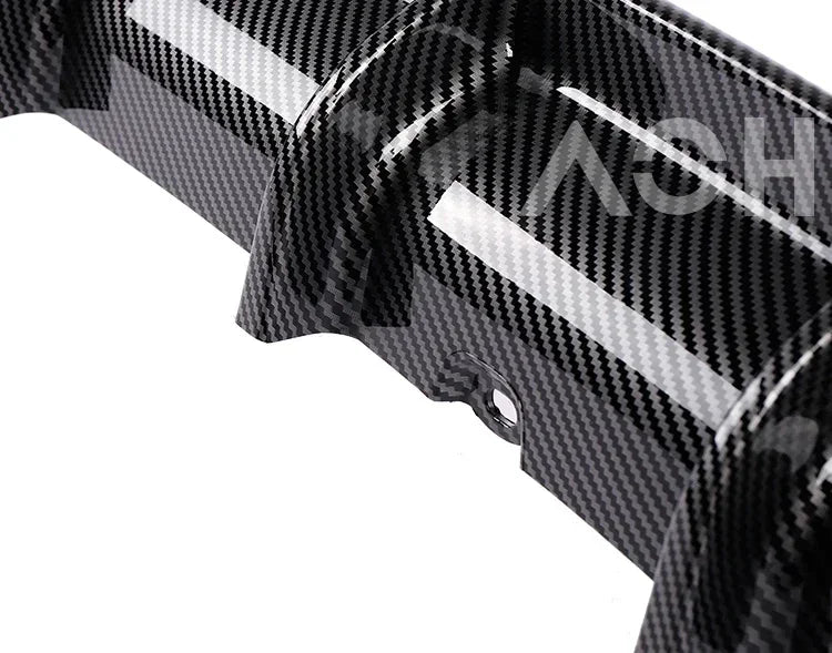 For BMW 3 Series F30 F31 2012-2019 MP Rear Bumper Diffuser LipCarbon M Tech Diffusor Body Kit M Sport Gloss Black 320i 328i