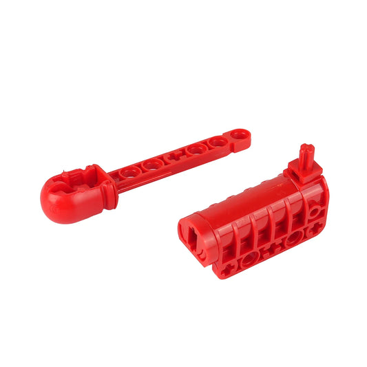 MOC Launcher+Bullet Set Technical Blocks Parts Shooter Games Soft Arrow 57029c01+57028 DIY Toys Model MOC Bricks Accessories