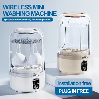 Portable Washing Machine Small Washing Machine Portable Deep Clean Laundry Tool Clothes Cleaner For Socks Portable Laundry Cup