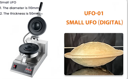 Snack Baking Equipment Commercial Sandwich Panini Hamburger Press Grill Machine Electric Big UFO Burger Maker Machine