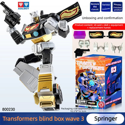 New Shockwave Transformers Toys G1 Classic Characters Collectible Grade Figure Blind Box AULEDY Optimus Prime Fun Anime Gifts