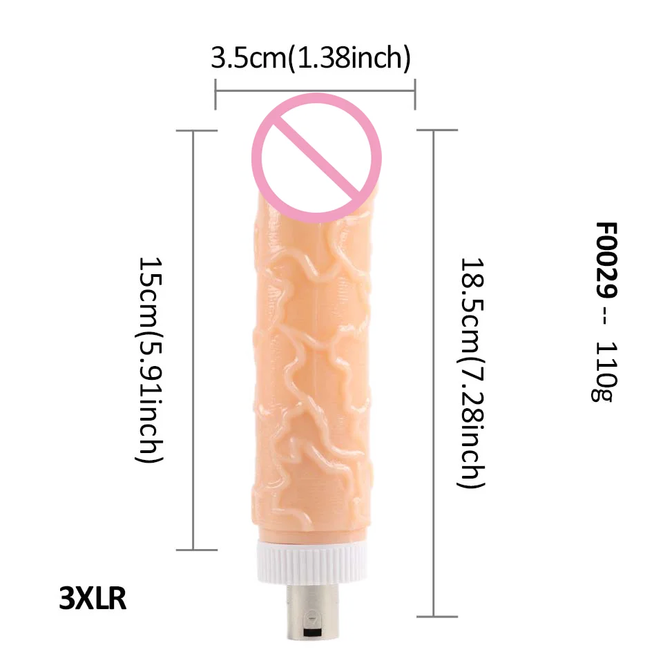 Dildo-Entry-Level Sex Machine A2/F2/F3 Accessories 3XLR Accessories Dildos Suction Cup Sex Products For Women And Men
