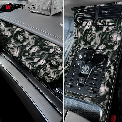 Wrapping Foil Car Tuning Stickers Waterproof Wrap Car Vinyl for Motorcycle Skull Film Auto Outdoor Accessories Body Covering