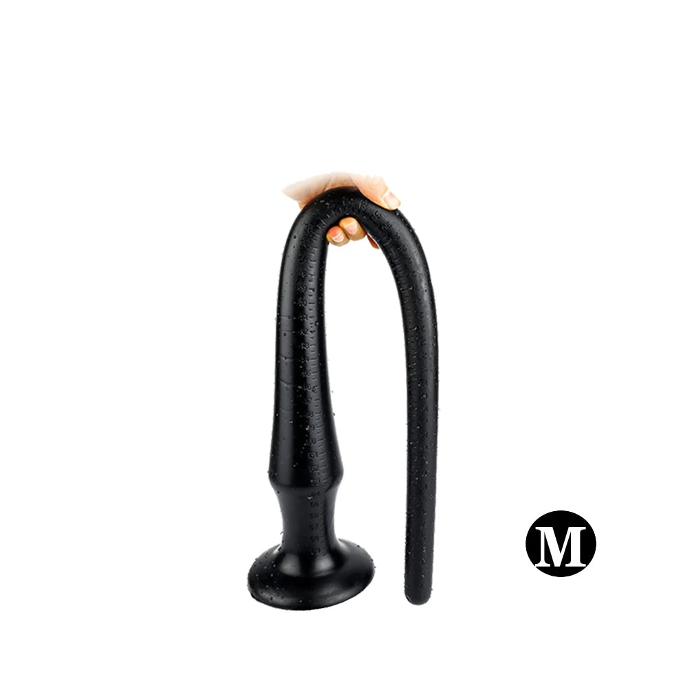 30-60CM Liquid Silicone Scale Anal Strip Butt Plug Dildo Stimulate Anus Vagina Soft Anal Dilator Couple Sex Toys For Women Men