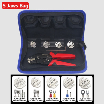 CLN-68B 0.08-1.5mm² Open Barrel Terminals Pliers Crimping Tool (28-16AWG) for JST, DuPont, Molex, PH2.0 XH2.54 3.96 4.2mm Pitch