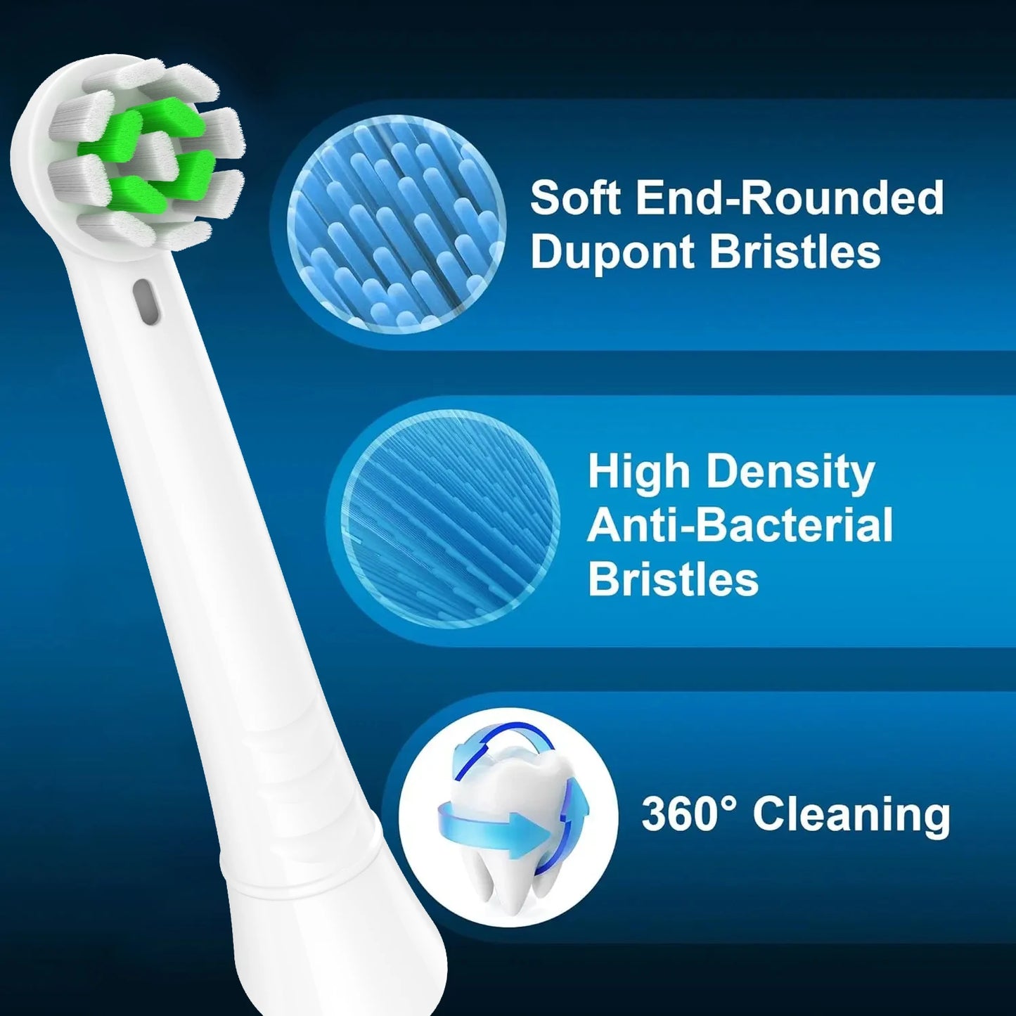 4-16Pack Replacement Heads Compatible with Oral B iO Toothbrushes, Brush Heads for Oral-B iO 2/3/4/5/6/7/8/9/10/7G Series