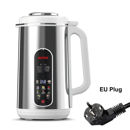 110V Smart Soy Milk Machine Electric Juicer Multifunctional Wall Breaking Machine Kitchen Auto Heating Rice Paste Machine 1.2L