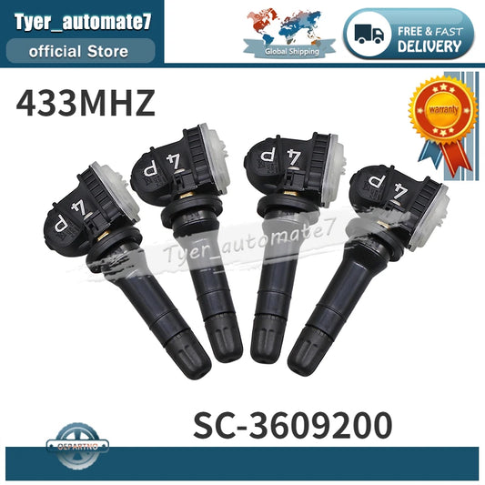 4PS Tire Pressure Monitoring System Sensor 433MHZ TPMS SC-3609200 SC3609200 For BYD Tang DM Song Yuan EV e5 G5