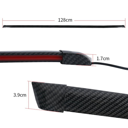 100CM 118CM LED Car Trunk Tail Brake Lights Universal Flexible Signal Lamp Turn DRL Daytime Running Light Rear Led Stop Lamp