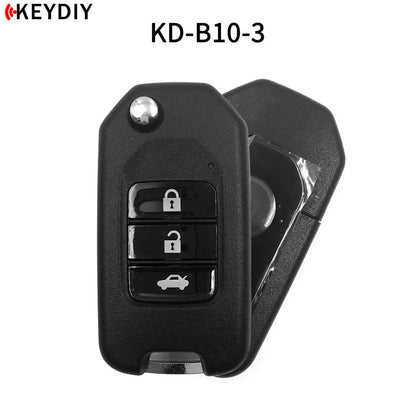 5pcs Keydiy KD B10 Universal Remote Key 3/4 Buttons B Series Car Remote Key for Honda Style KD900 KD900+ KD-X2 URG200 Mini