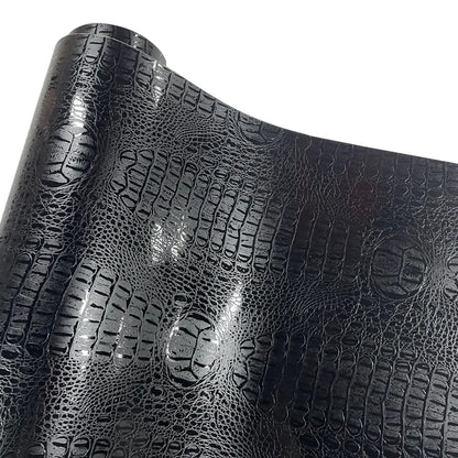 Premium Faux Crocodile Pattern Vinyl Wrap Film Self Adhesive DIY Decal Automotive Wrapping Foil with Air Release