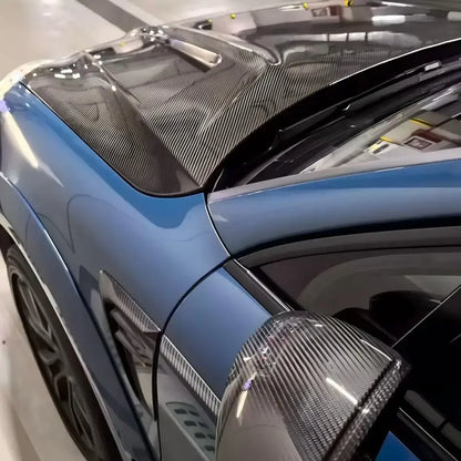 6D Carbon Fiber Black DIY Car Hood Bonnet Wrap Film Waterproof  Paint Protection Film Anti-Scratch Wrap Cover Tuning Accessories