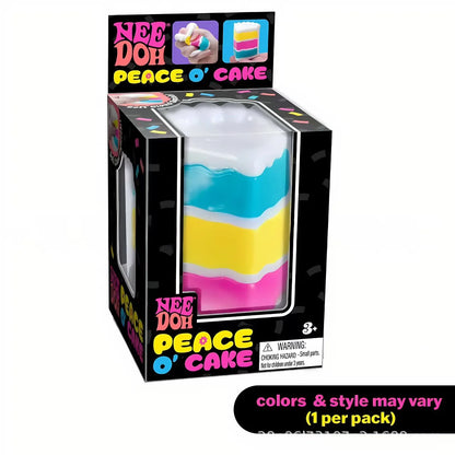 @Schylling Needoh Nice Cube Sensory Nice-Sicle Stress Relief Squishy Cube Anti-Anxiety Squeeze Object For Focus ADHD Population