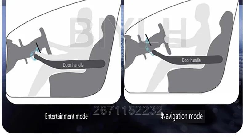 Car Metal Mobile Phone Holder For Tesla MODEL Y Model 3 Highland 2025 Powerful Magnetic Door Side Mobile Phone Holder Accessorie