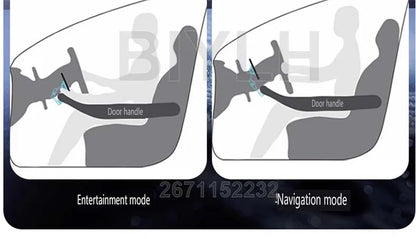 Car Metal Mobile Phone Holder For Tesla MODEL Y Model 3 Highland 2025 Powerful Magnetic Door Side Mobile Phone Holder Accessorie