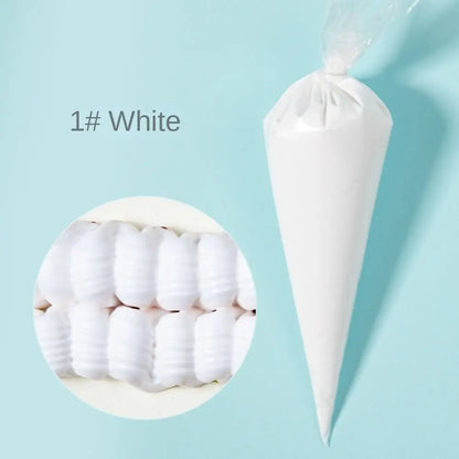 Creative Imitation Cream Glue Fake Whipped Clay Glue Soft Clay with Nozzle Clay Glue Cream in Bags 100g Cream Gum DIY Hair Clip