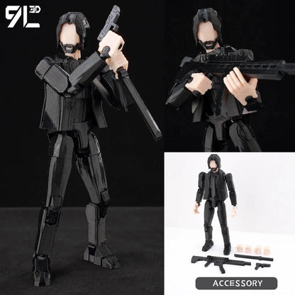 9L3D Invincible Slayer Daryl Dixon Lucky13 Action Figure Dummy13 Multi-Jointed Collectible Model Toys Titan13 Birthday Gifts T13