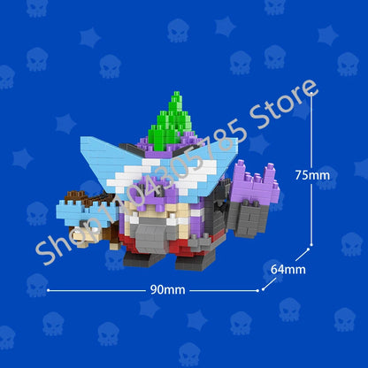Mini Anime Brawl Stars Figures Pack Fashion Original Decorations Cartoon Heroes Model Dolls Boys Christmas Gifts Collectible