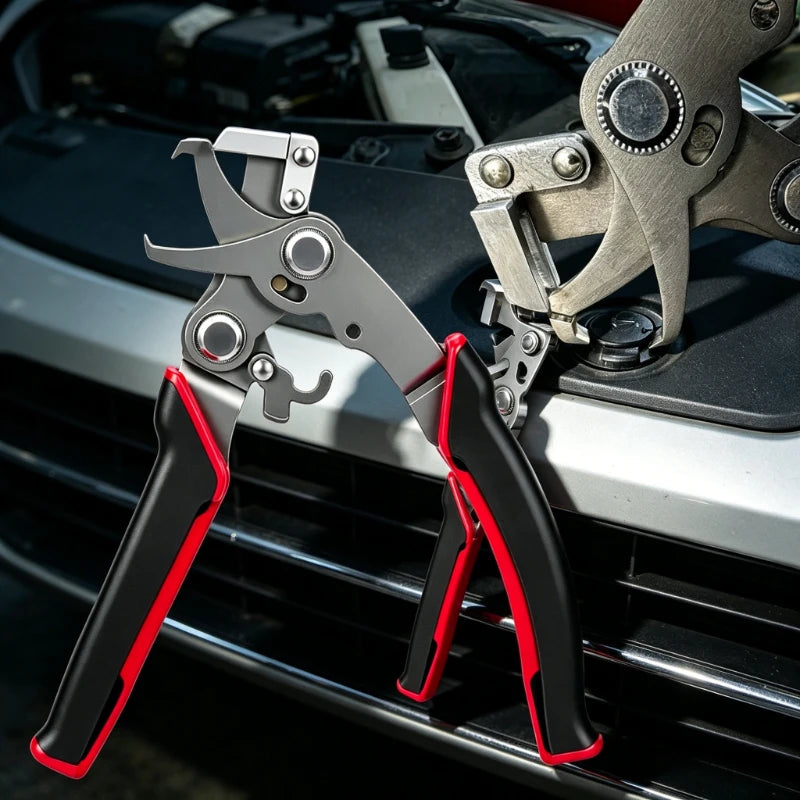 Stainless Steel Automotive Clip Pliers Fastener Removal Tool Trim Upholstery Extractor for Car Door Panel Mechanic DIY Workshop