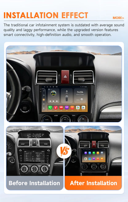 Hizpo Car Intelligent Systems For Subaru Forester WRX and STI XV Crosstrek Impreza 2015 2016 - 2018 Stereo GPS Navi 2din Carplay