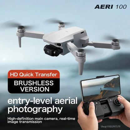 NEW Aeri100 VR Drone 1:1 Scale Aerodynamic Design 8K 1080P HD Camera Remote Control Brushless 360° Obstacle Avoidance Flying Toy