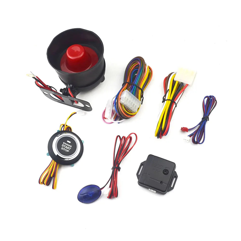 Universal Car Alarm System Keyless Entry Start Stop Button Mobile Bluetooth App Remote Control Horn Warning Car Security Systems
