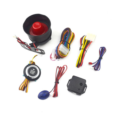Universal Car Alarm System Keyless Entry Start Stop Button Mobile Bluetooth App Remote Control Horn Warning Car Security Systems