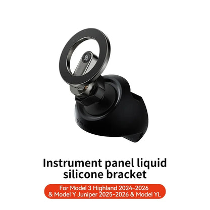 YZ For Tesla Highland Model 3/Y/YL Juniper Strong Magnetic Phone Holder for iPhone 17 16 Pro Max Samsung phones Air Outlet Base