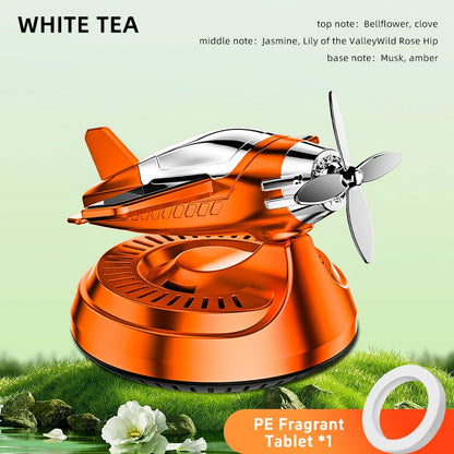 Solar Car Air Freshener Perfume Helicopter Decor Interior Decor Solar Car Rotating Aromatherapy Perfume Car Decorative Accessori