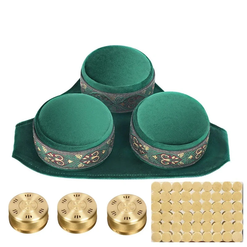 High Quality Slight Smoke Moxibustion Bag Skin-friendly Fabric Moxa Box Mugwort Herbal Roll Burner Body Acupoint Warm Massage