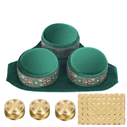 High Quality Slight Smoke Moxibustion Bag Skin-friendly Fabric Moxa Box Mugwort Herbal Roll Burner Body Acupoint Warm Massage