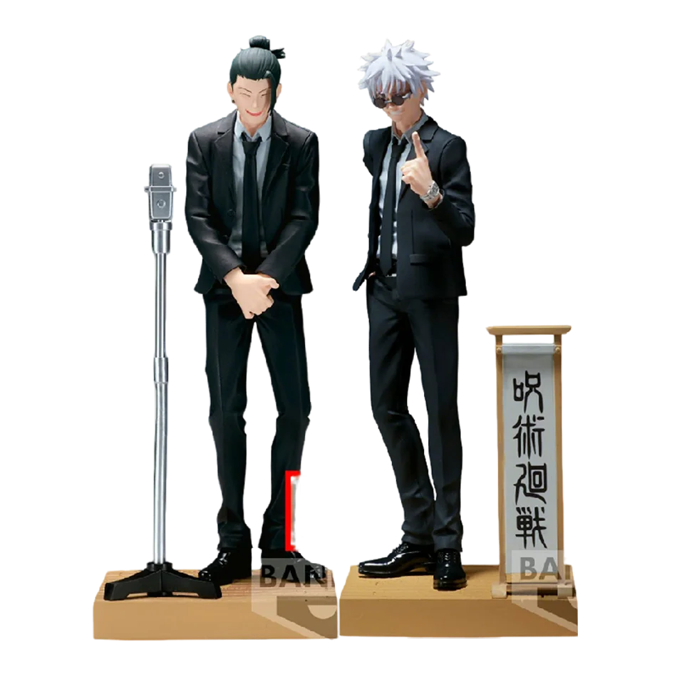 17cm Jujutsu Kaisen Anime Figure Suit Ver. Satoru Gojo Action Figure Geto Suguru Figurine PVC Adult Collection Model Toys Gifts