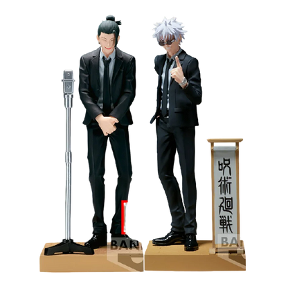 17cm Jujutsu Kaisen Anime Figure Suit Ver. Satoru Gojo Action Figure Geto Suguru Figurine PVC Adult Collection Model Toys Gifts