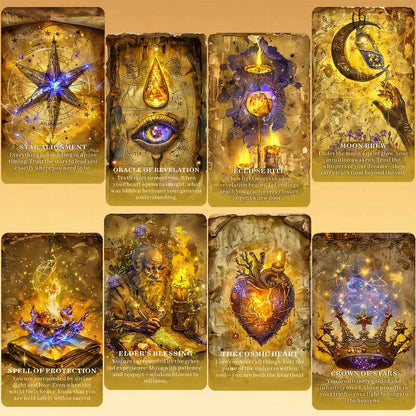 13x8 cm,Grimoire OF Shadows Oracle Cards Set, 55 Tarot Cards for Intuition & Inner Transformation Card Games